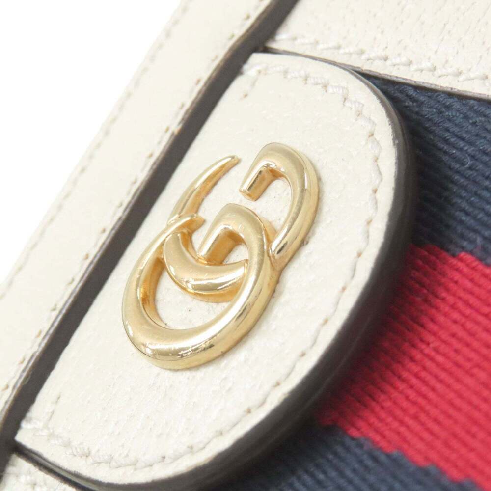 GUCCI Authentic White Leather Shoulder Bag - Picture 15 of 16